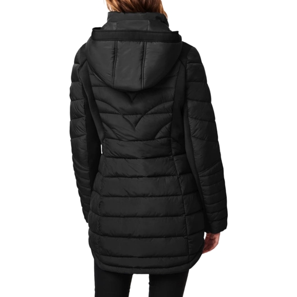 Bernardo Jackets & Coats New Bernardo Packable Ecoplume Black
